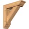 Ekena Millwork Traditional Traditional Smooth Bracket w/ Offset Brace, Western Red Cedar, 5 1/2"W x 20"D x 20"H BKT0604X20X20TRA01SWR - alternate 1